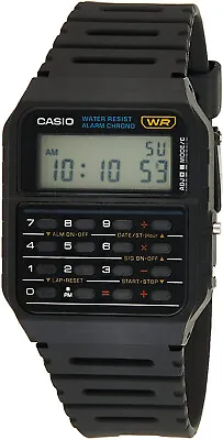 Casio CA53W-1 Men's Classic 8 Digit Chronograph Alarm Calculator Watch • $25.77