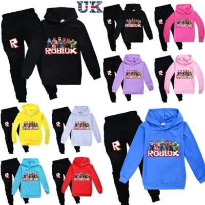 £8.59 • Buy ROBLOX Kids Hooded+Pants Tracksuit Set Jumpers Suit Hooded Sweatshirt Sportswear