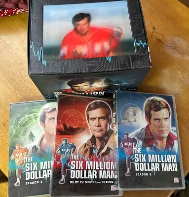 The Six Million Dollar Man Series Collection DVD Season 1 2 3 W/ BOX 2010 • $29.99