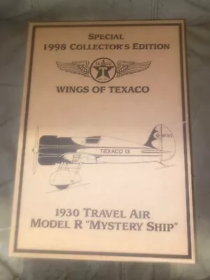 Special 1998 Collector's Edition Wings Of Texaco. 1930 Travel Air Model R  Myst • $34.75