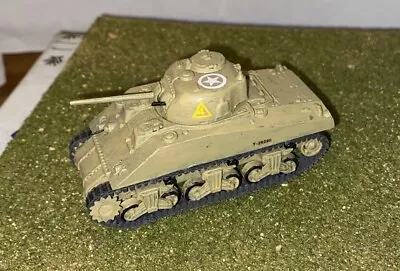 1/72 Pro- Build WW2 Sherman M4A2 Tank Built And Painted For Display • £5