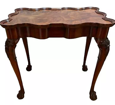Hickory Chair Mount Vernon Collection Chippendale Mahogany Table • $595