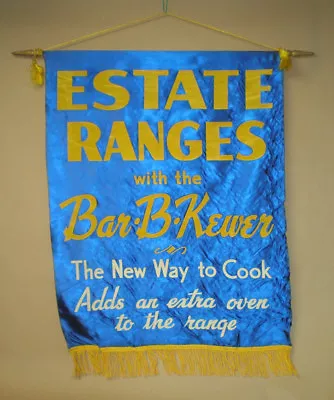 Vintage Antique General Store Estate Range Display Advertising Flag Banner Sign • $95