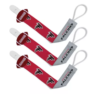 Atlanta Falcons - Pacifier Clip 3-Pack • $14.99