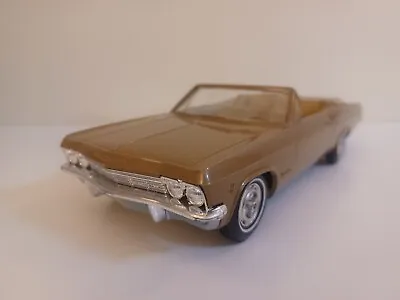 AMT 1965 Chevrolet Impala SS Convertible Sierra Tan Metallic Dealer Promo No Box • $100