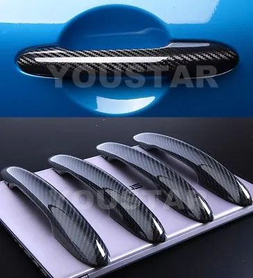 US STOCK CARBON Look Door Handle Covers For BMW MINI Cooper F55 F60 Countryman • $64.60