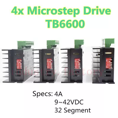 4X TB6600 Driver Single Axis 4A Stepper Motor Controller 9~42VDC Module CNC Mill • $49.99