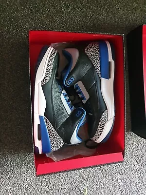 Jordan 3 Sport Blue US10 • $150