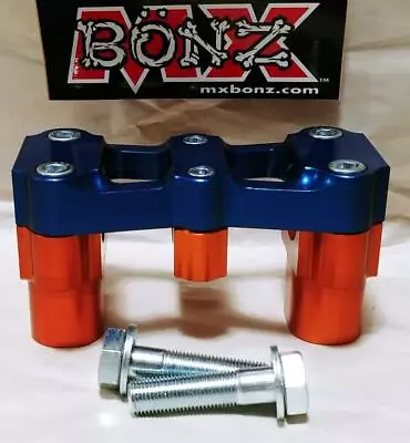 MX BONZ X-6 BAR MOUNT WR250F 2006-2013 WR250R HANDLEBAR CLAMP 28mm 1-1/8  FATBAR • $82.49