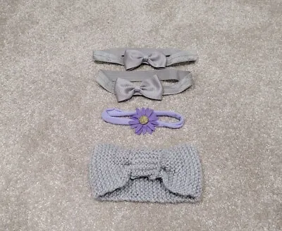 Size 0-6 Months Baby Girls Headbands (May Fit Size 6-12 Months Also) • £3