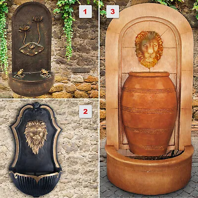 Wall Fountain Lion Fountain Garden Fountain Water Feature Complete Set Kit  • £131.04