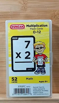 Duncan Multiplication Flash Cards 0-12 - 52 Cards - BRAND NEW Sealed • $8.46