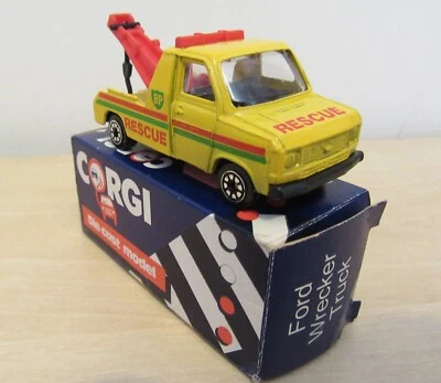 £2.99 • Buy Vintage Corgi Juniors  Ford Transit Wrecker Truck In Yellow. Vgc.  Boxed.