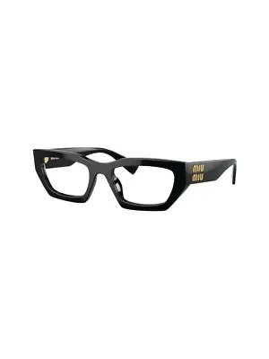 Eyeglasses Brand Miumiu Model Vmu 03X Gold Black 1AB 101 Super • £230.53