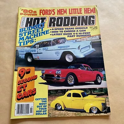 Vintage July 1980 'popular Hot Roding' Magazine' Motor Car Buick V-6 Trans • $35