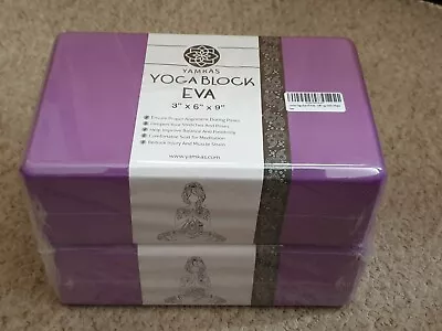 EVA Yoga Blocks Set Of 2 Purple • £7