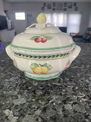 Vintage Villeroy & Boch French Garden Fleurence Covered Tureen Bowl Luxembourg • $119.99