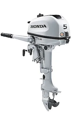 New 5 Hp Honda Outboard BF5DHSHNA 15  Shaft (short) Manual Start Tiller Steer • $1470