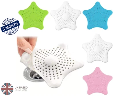 £3.33 • Buy Bathroom Hair Trap Shower Bath Plug Hole Waste Catcher Stopper Drain Sink Filter