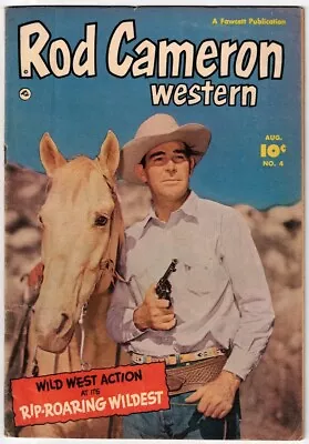 £14.47 • Buy Rod Cameron Western # 4 (fawcett) (1950) Photo Cover