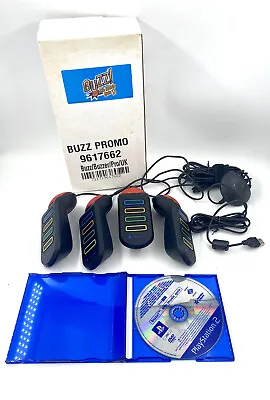 £39.99 • Buy Buzz PS2 Promo Buzzers With Box And The Music Quiz - Collectors Item