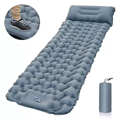 Ultralight Inflatable Camping Mat Air Mattress For Sleeping Outdoor Hiking AUS • $37.95