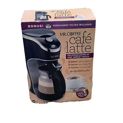 Mr. Coffee Cafe Latte Maker Coffee Hot Chocolate Maker Model BVMC-EL1PF Tested • $209.99