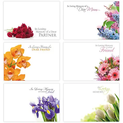 £14.99 • Buy OASIS®  Bereavement Flower Message Cards - 60mm X 90mm - Florist Supplies