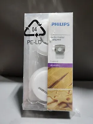 Philips Pasta Maker Shaping Discs Cookie Kit HR2455/05 New In Box • $16.99