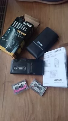 Sanyo TRC-575M Voice Recorder Dictaphone Talk Book Microcassette Fully Working • £22.99