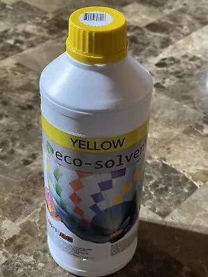 1L YELLOW Eco-Solvent Ink For Roland Mutoh Mimaki & More; See Description • $20