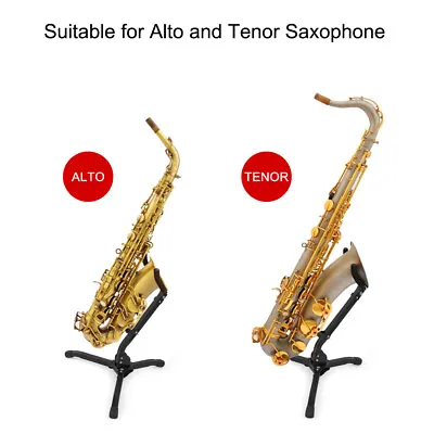 $67.27 • Buy Folding Saxophone Tripod Stand Holder Sax Alto Tenor Portable Musical Instrument