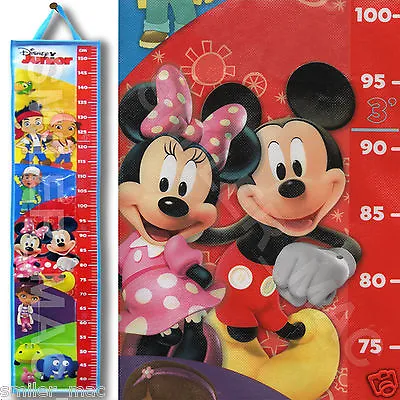 Disney Junior Height Chart Mickey Minnie Mouse Pirates Children Kids Growth • $7.40