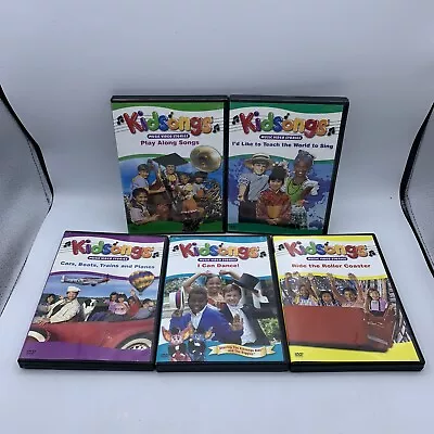 KIDSONGS - LOT OF 5 DVD - Cars Boats Trains & Planes I Can Dance Play Songs+ • $70.36