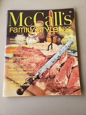 McCall's Family Style Cook Book 1972 • $5.99