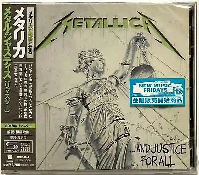 Metallica- And Justice For All CD [Japanese] HM-CD Japan Blackened [Sealed] • $33.59