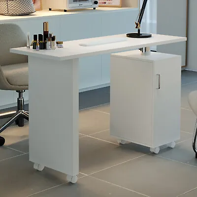 Manicure Nail Art Table Salon Beauty Station Technician Workstation Storage Desk • £99.95