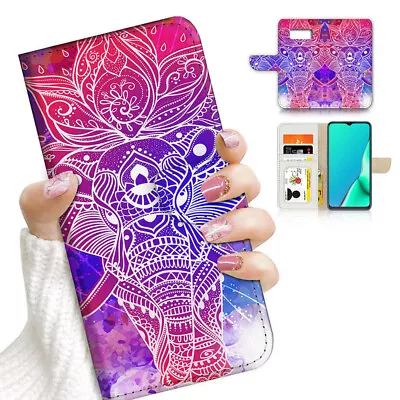 ( For Samsung S7 ) Wallet Flip Case Cover AJ23294 Elephant • $12.99