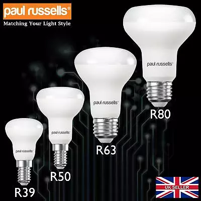 Pack Of 1-20 LED R80 R63 R50 R39 Bulbs Warm Cool White Day Light ES E27 SES E14 • £21.99