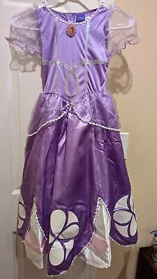 $12.99 • Buy Disney Store  Purple Sofia The First Fancy Dress Up Gown Halloween Costume  4/6
