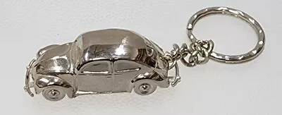 Kerico 1948 VOLKSWAGEN KEYCHAIN VW Oval Window Beetle Silver • $16