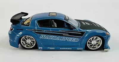 Jada Toys Mazda RX-8 Import Racer Street Race Tuner Rare Blue Mazdaspeed #020 • $25.50