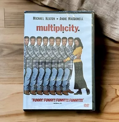 Multiplicity DVD  1996 Full Screen Michael Keaton Andie MacDowell Sealed NEW • $17.56