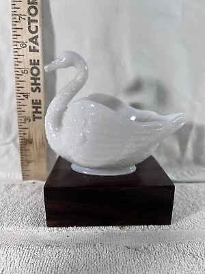 Milk Glass Swan Dish • $15