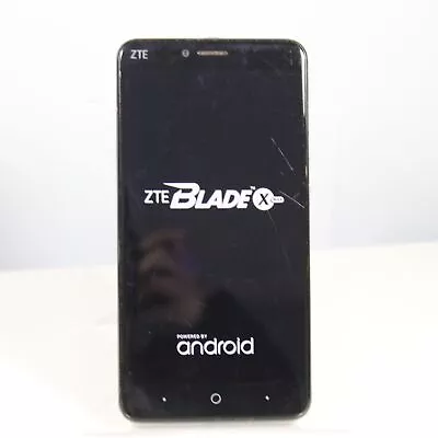 $31.49 • Buy ZTE Blade X Max Z983 Cricket 32GB Black 4G LTE - PUG (JX-2534) T2-2A
