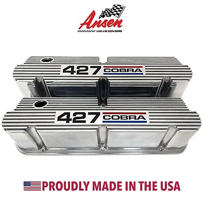 Ford 427 Cobra Pentroof Small Block Ford 289 Polished Tall Valve Covers  • $325