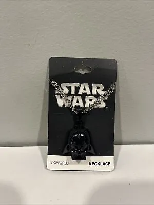 Star Wars Darth Vader Necklace 3D Helmet Pendant Disney Movie Official • $9.99