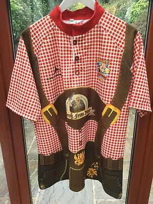 Fabulous Olorun Bavarian Oktoberfest Novelty Rugby Shirt XL • £19.99