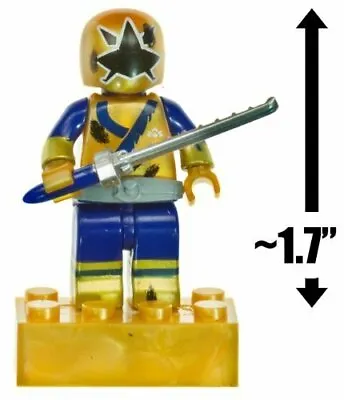 Mega Bloks Power Rangers Super Samurai Series 2--Battle Damage Gold Ranger ~1.7  • $7.99