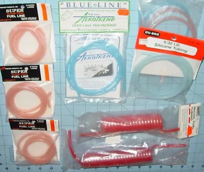 $14.99 • Buy RC Model Engine Motor Oil Pipe Fuel Line Hobby Mixed Parts Lot USA NOS